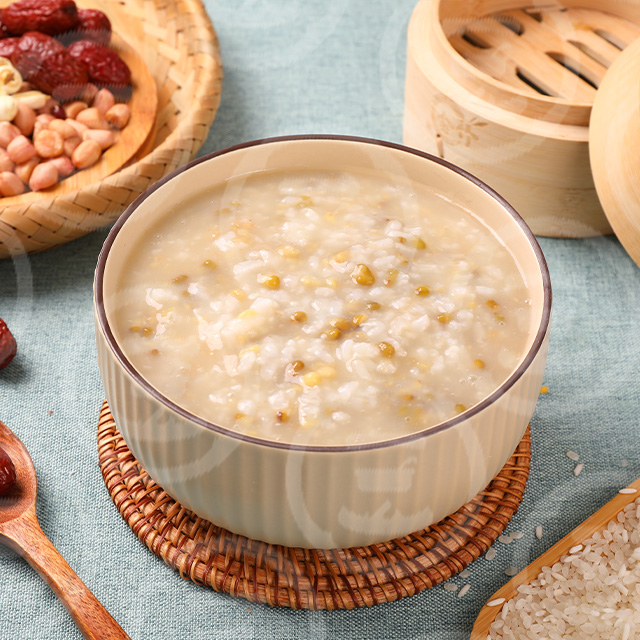 绿豆粥。
