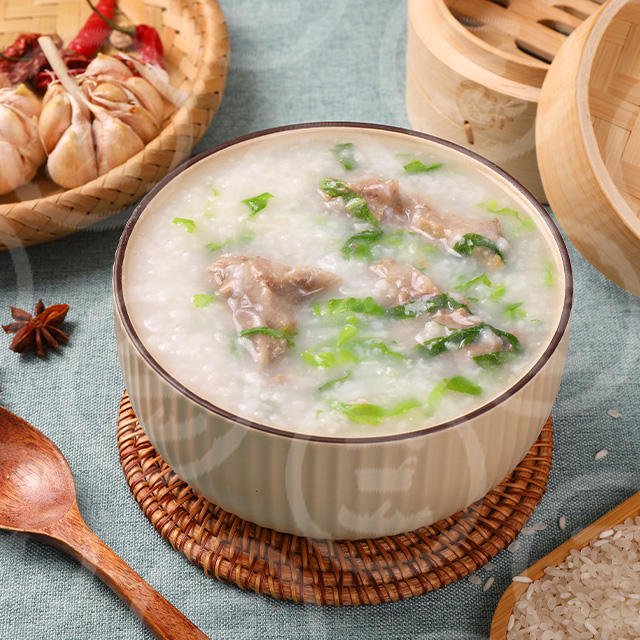 咸骨粥。