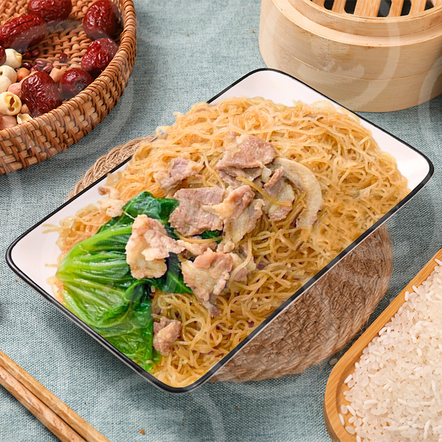 瘦肉蒸米粉。